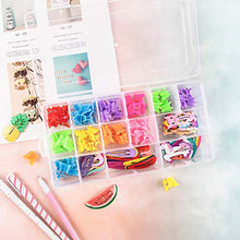 Load image into Gallery viewer, SGHUO 18 Compartment Organizer Box with Adjustable Dividers, 4 Pack Plastic Storage Container for Jewelry, Craft DIY, Bead, Sewing, Dip Powder, Hair Accessories, Thread