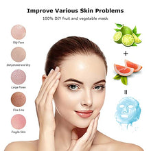 Load image into Gallery viewer, Face Mask Maker Mini Natural Mask Machine DIY Skin Food Sheet Mask Facial Treatment SPA Skin Care Product with Mask Molds & 16 Collagen Pills (White)