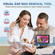 Load image into Gallery viewer, ScopeAround Ear Wax Removal Camera, Visual Ear Cleaner with 5" IPS Screen, Digital Otoscope with Ear Cleaning Tool, 32G Card, HD Video Ear Scope Supports Photo Snap and Video Recording