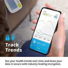 Load image into Gallery viewer, Bluetooth Blood Pressure Monitor Cuff by Balance with Upper Arm Cuff, Digital Smart BP Meter With Large Display, Set also comes with Tubing and Device Bag