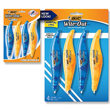 Load image into Gallery viewer, BIC Wite-Out Brand Exact Liner Correction Tape, White Correction Tape, Grip Zone Provides Comfort and Control, 4-Count