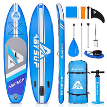 Load image into Gallery viewer, ABYSUP Paddle Board, SUP Paddle Board, 10'6" Inflatable Paddle Board, Paddle Board for Adults, Paddleboard with All Accessories & Carry Bag, Color Blue & White, SUP123