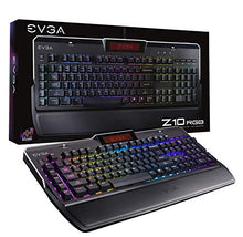 Load image into Gallery viewer, EVGA Z10 RGB Gaming Keyboard, RGB Backlit LED, Mechanical Brown Switches, Onboard LCD Display, Macro Gaming Keys