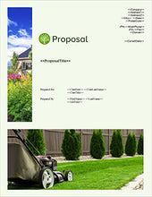 Load image into Gallery viewer, Proposal Pack Lawn #3 - Business Proposals, Plans, Templates, Samples and Software V18.4
