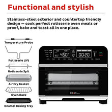 Load image into Gallery viewer, Instant Omni Pro 14-in-1 Air Fryer Convection Toaster Oven Combo, Rotisserie Oven, Electric Cooker, Proofer, Dehydrator, Broiler, Roaster, Warmer plus Split Cooking & Temperature Probe, 18-Liter