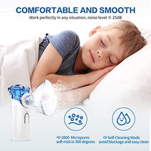 Load image into Gallery viewer, Portable Nebulizer - Nebulizer Machine for Adults and Kids Travel and Household Use, Handheld Mesh Nebulizer for Breathing Problems APOWUS