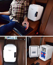 Load image into Gallery viewer, Cooluli Skincare Mini Fridge for Bedroom - Car, Office Desk & Dorm Room - Portable 4L/6 Can Electric Plug In Cooler & Warmer for Food, Drinks, Beauty & Makeup - 12v AC/DC & Exclusive USB Option, Pink