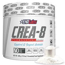 Load image into Gallery viewer, EHPlabs CREA-8 Creatine Monohydrate Powder - Creatine Powder for Building Lean Muscle Mass, Improves Strength & Power, Supports Brain Health - 100 Servings (500g)