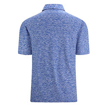 Load image into Gallery viewer, Alex Vando Mens Golf Shirt Moisture Wicking Quick-Dry Short Sleeve Casual Polo Shirts for Men,Blue,XL