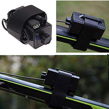 Load image into Gallery viewer, 8.4V 18650 Battery Pack Box, high-end Waterproof Battery Box with USB/DC Cable Dual Interface, can Charge Bicycle Lights