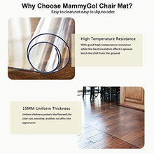 Load image into Gallery viewer, Office Chair Mat for Hard Wood Floors 36"x47" Heavy Duty Floor Protector Easy Clean