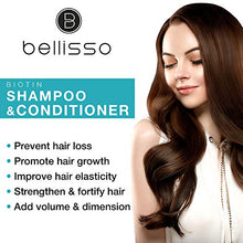 Load image into Gallery viewer, Biotin Shampoo and Conditioner for Hair Growth | Thickening Anti Hair Loss Shampoo Treatment | Regrowth Shampoo & Conditioner for Dry Normal Oily & Color Treated Hair