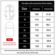 Load image into Gallery viewer, Dubinik Mens Button Down Long Sleeve Shirts 100% Cotton Plaid Casual Shirt with Pocket Beige Khaki