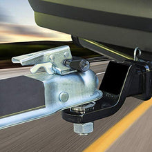 Load image into Gallery viewer, CZC AUTO Black Trailer Hitch Coupler Lock, Dia 1/4 Inch, 3/4 Inch Span for Tow Boat RV Truck Car's Coupler (1 Pack, Black)