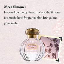 Load image into Gallery viewer, Tocca Eau de Parfum, Simone: Fresh Floral, Ylang Ylang, Watermelon, Frangipani, Hand-Finished Bottle, 1.7 oz. | 50 ml