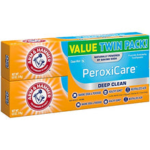 Load image into Gallery viewer, ARM & HAMMER Peroxicare Toothpaste, TWIN PACK (Contains Two 6oz Tubes) – Clean Mint- Fluoride Toothpaste