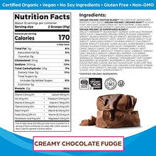 Load image into Gallery viewer, Orgain Organic Protein + Superfoods Powder, Creamy Chocolate Fudge - 21g of Protein, Vegan, Plant Based, 6g of Fiber, No Dairy, Gluten, Soy or Added Sugar, Non-GMO, 2.02 Lb