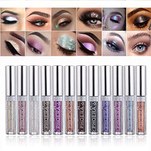 Load image into Gallery viewer, Glitter Eyeshadow Liquid Shiny Liquid Eyeshadow Liquid Eyeliner, Long Lasting, Quick-Drying, Opaque, Gel-Based Formula, Multi-Dimensional Eye Looks Eye Shadow Set, Gift for Girls and Women (A9)