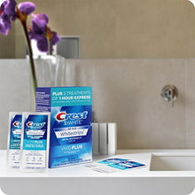 Load image into Gallery viewer, Crest 3D Whitestrips, Vivid Plus, Teeth Whitening Strip Kit, 24 Strips (12 Count Pack)