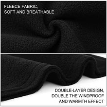 Load image into Gallery viewer, Kids Neck Warmer Gaiter Winter Fleece Snood Thermal Windproof Ski Tube Scarf for Cold Weather, Thick Face Mask for Girls&Boys Black (2 Pack)