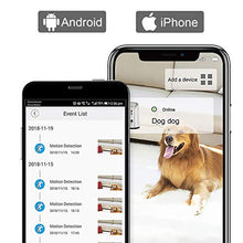 Load image into Gallery viewer, SKYMEE Dog Camera Treat Dispenser,WiFi Full HD Pet Camera with Two-Way Audio and Night Vision,Compatible with Alexa(White)