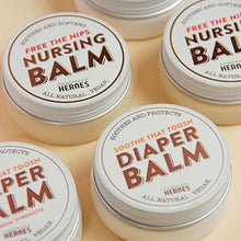 Load image into Gallery viewer, 100% Natural & Vegan Nipple Balm with Calendula Extract, Nipple Cream for Cracked Nipples and Growing Breast Feeding Nipples, 2oz