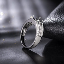 Load image into Gallery viewer, Beyond jewelry Solid 14K/18K White Yellow Rose Gold Natural Brilliant Diamond Oval Round Pear Cushion Semi Mount Ring