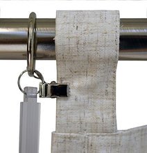 Load image into Gallery viewer, Versailles Home Fashions HF02-0 Acrylic Drapery Wand Pair, 34", Clearfrost