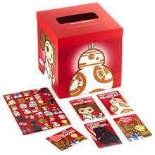 Load image into Gallery viewer, Hallmark Valentines Day Cards for Kids and Mailbox for Classroom Exchange, Star Wars (1 Box, 32 Valentine Cards, 35 Stickers, 1 Teacher Card)