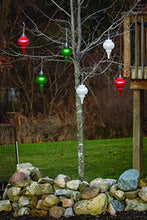 Load image into Gallery viewer, XODUS Innovations WP680 Battery Powered Hanging Decorative Outdoor LED Pulsing 5" Finial Light with Sensor Turns-On at Dark, Red