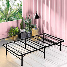 Load image into Gallery viewer, ZINUS SmartBase Tool-Free Assembly Mattress Foundation / 14 Inch Metal Platform Bed Frame / No Box Spring Needed / Sturdy Steel Frame / Underbed Storage, Black, Twin, Regular
