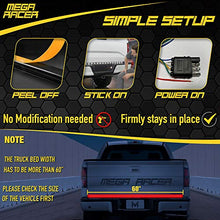 Load image into Gallery viewer, Mega Racer Single Row 60 Inch LED Tailgate Light Bar for Trucks - 5 Functions Brake/Running/Turn Signals/Reverse/Double Flashing Lights, 90 Pieces LED Diodes, IP67 Waterproof Rating, 1 Pc