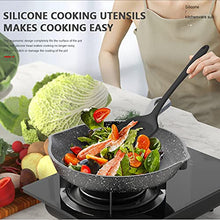 Load image into Gallery viewer, Silicone Cooking Utensils Set - 446°F Heat Resistant Kitchen Utensils,Turner Tongs,Spatula,Spoon,Brush,Whisk,Kitchen Utensil Gadgets Tools Set for Nonstick Cookware,Dishwasher Safe (BPA Free)