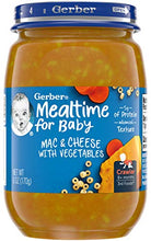 Load image into Gallery viewer, Gerber 3rd Foods Mealtime for Baby Jar, Mac & Cheese with Vegetables, 6 OZ