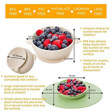 Load image into Gallery viewer, Baby Led Weaning Feeding Supplies for Toddlers - UpwardBaby Baby Feeding Set - Suction Silicone Baby Bowl - Self Eating Utensils Set with Spoons, Bibs, Placemat - Dishwasher-Safe Infant Food Plate Kit
