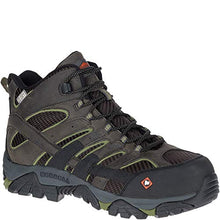 Load image into Gallery viewer, Merrell Men's Moab 2 Vent Mid Waterproof CT Work Boots, Pewter, 10 M