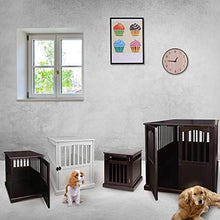Load image into Gallery viewer, Casual Home Wooden Pet Crate, Black, 27" H