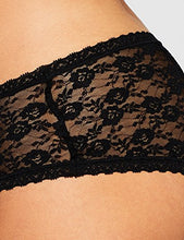 Load image into Gallery viewer, Iris & Lilly Women's Lace Hipster Underwear, Pack of 2, Black/White, Small
