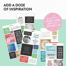 Load image into Gallery viewer, me & my BIG ideas Pocket Pages Stickers - The Happy Planner Scrapbooking Supplies - Love Yourself Theme - Multi-Color - Perfect for Scrapbooking & Paper Crafts - 6 Sheets, 49 Stickers Total