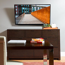 Load image into Gallery viewer, ECHOGEAR Tilting TV Wall Mount with Low Profile Design for 32-70 inch TVs - Eliminates Screen Glare with 15 Degrees of Smooth Tilt - Easy Install with All Hardware Included - EGLT1-BK