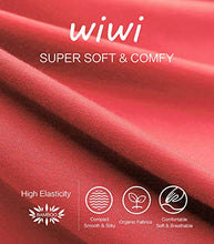 Load image into Gallery viewer, WiWi Womens Bamboo Nightgowns Soft Short Sleeve Sleep Shirts Tunic Tops for Leggings Plus Size Sleepwear S-4X, Peach, X-Large