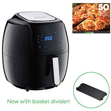 Load image into Gallery viewer, GoWISE USA 8-in-1 Digital Air Fryer with Recipe Book, 7.0-Qt, Black