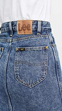 Load image into Gallery viewer, Lee Vintage Modern Women's High Rise Midi Skirt, Leesure Blue, 28