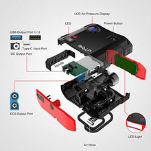 Load image into Gallery viewer, Portable Jump Starter with Air Compressor, UTRAI Jstar5 150 PSI 2000A 24000mAh(8L Gas 7.5L Diesel Engine) 12V Battery Jump Pack with Emergency Light LCD Screen USB QC3.0 for Cars, Trucks, SUV
