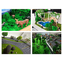 Load image into Gallery viewer, MOMOONNON 36 Pieces Model Trees 1.36-6 inch Mixed Model Tree Train Scenery Architecture Trees Fake Trees for DIY Crafts, Building Model, Scenery Landscape Natural Green