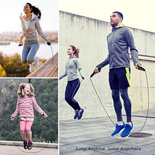 Load image into Gallery viewer, FITFORT Jump Rope, Tangle-Free Rapid Speed Jumping Rope Cable with Ball Bearings for Women, Men, and Kids, Adjustable Steel Jump Rope Workout with Foam Handles for Fitness, Home Exercise & Slim Body