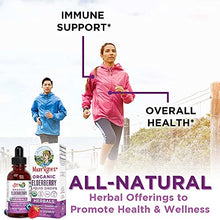Load image into Gallery viewer, Organic Sambucus Black Elderberry Syrup Liquid Drops by MaryRuth's, Immune Support, Vegan, Non-GMO & Gluten Free, 1 Month Supply, Blue/Rasp- 1 Fl Oz (Pack of 2)