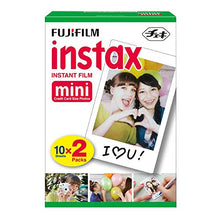 Load image into Gallery viewer, Fujifilm instax Mini 9 Instant Camera (Ice Blue) with Film Twin Pack Bundle (2 Items)