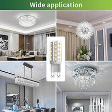 Load image into Gallery viewer, G9 Led Bulb 4W Bi Pin Base(40W Halogen Equivalent) 6000K Daylight White 360° Beam Angle,400 LM Non-dimmable for Home Lighting,5 Pack