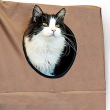 Load image into Gallery viewer, K&H PET PRODUCTS Hangin' Cat Condo Large Tan 23" x 16" x 65" Cat Furniture